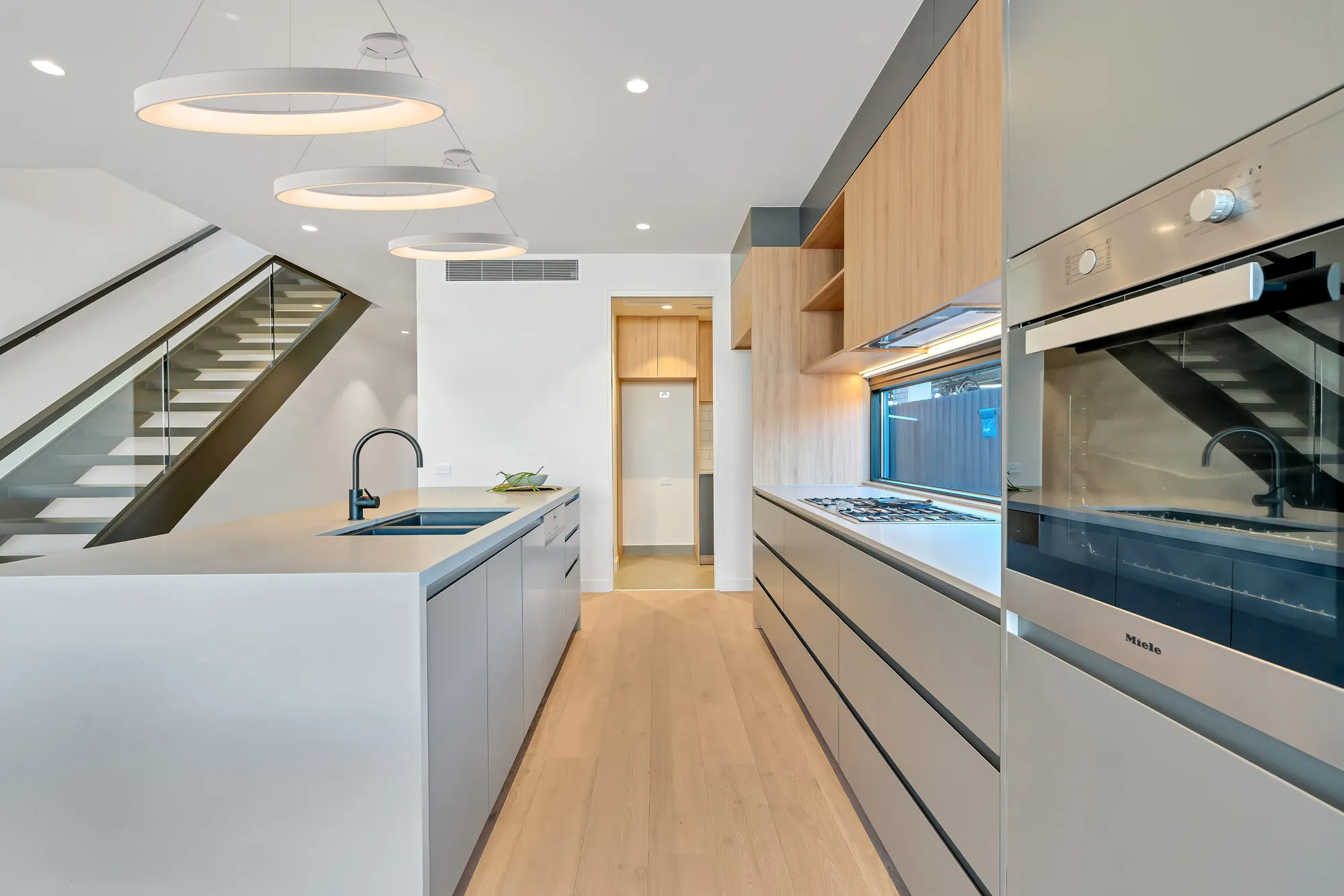 Niseko White Ceiling Lights Mantra Fusion Ring Pendants